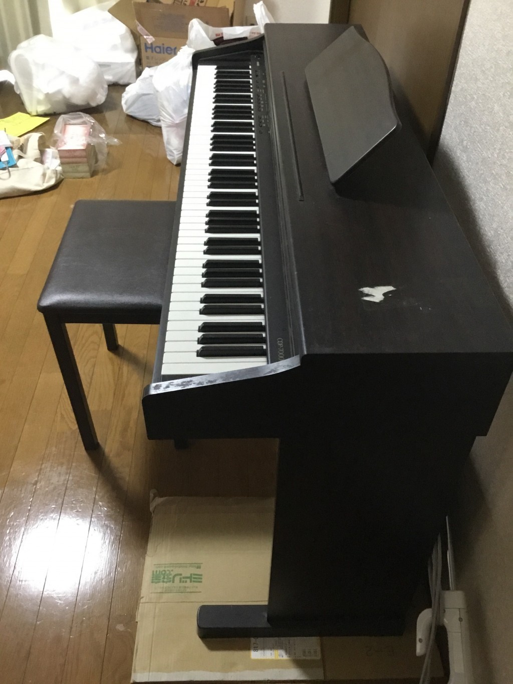 【白石市】電子ピアノの回収・処分ご依頼　お客様の声