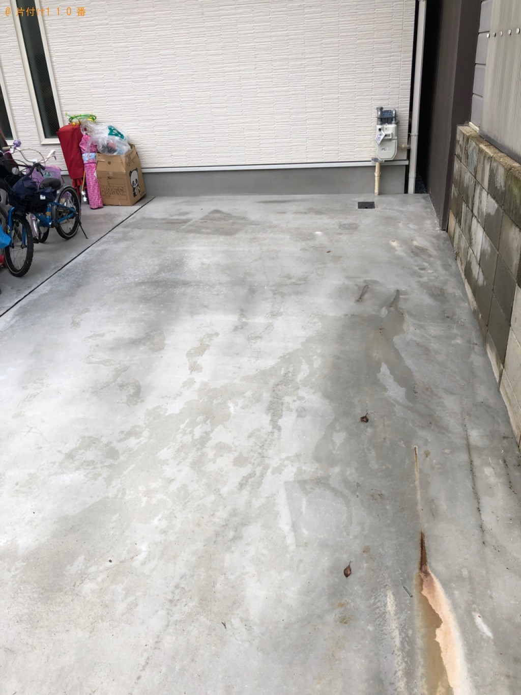 スタンドミラー、自転車、ベビーベッド、チャイルドシート等の回収